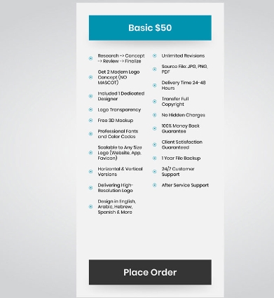 website and logo design package