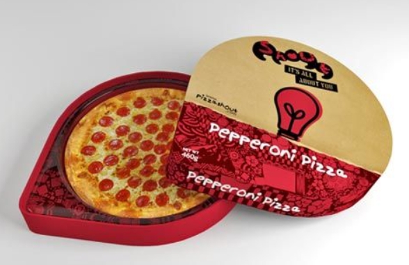 pizza packaging design