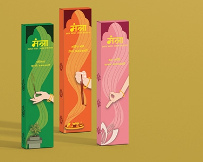 agarbatti packet design