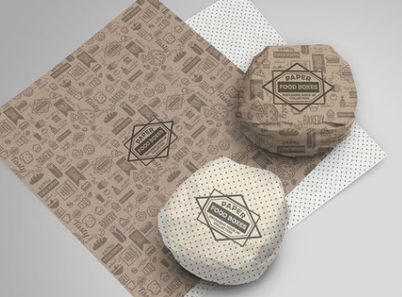 burger wrapper design
