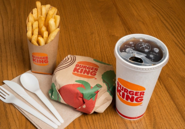 burger king packaging design