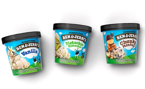 ben and jerryʼs packaging design