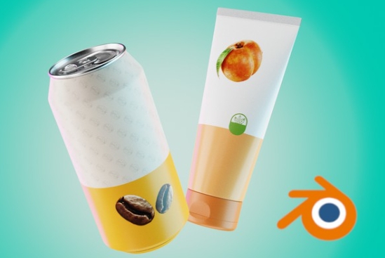 blender for packaging design