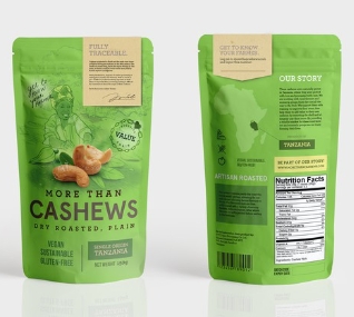 cashew packet design
