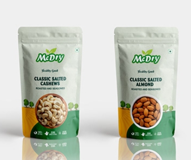 creative dry fruits packaging design