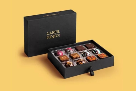 chocolate packet design