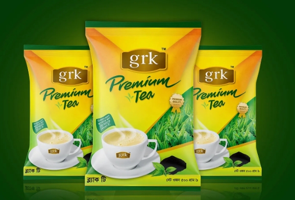 creative tea packet design