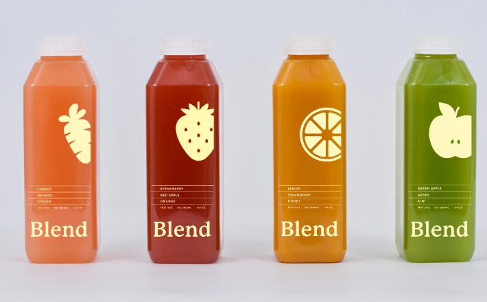juice bottle packaging design