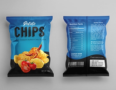 chips wrapper design