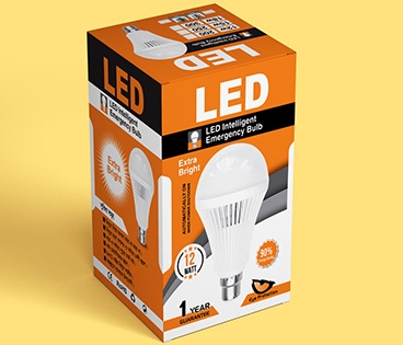 led bulb box design online
