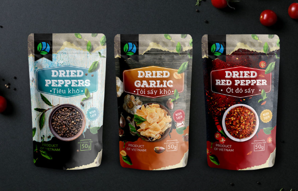 indian spices packaging design
