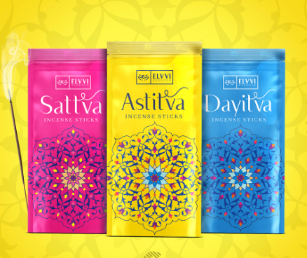 incense sticks packaging design