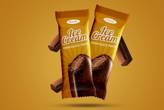 ice cream wrapper design