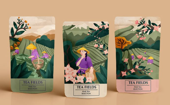 illustration packaging design