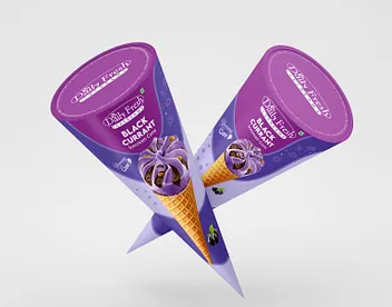 ice cream cone packaging design