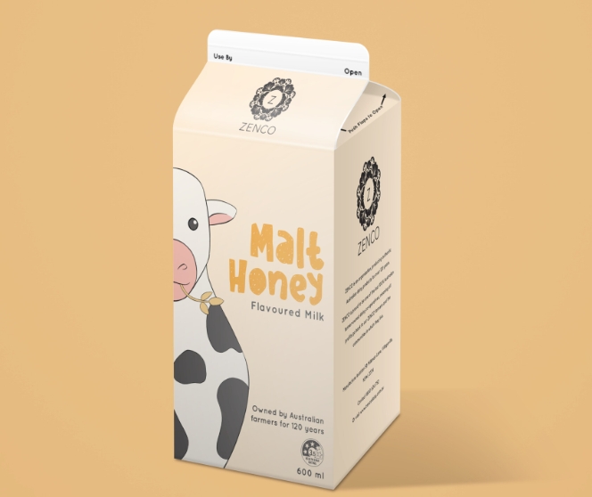 milk box design
