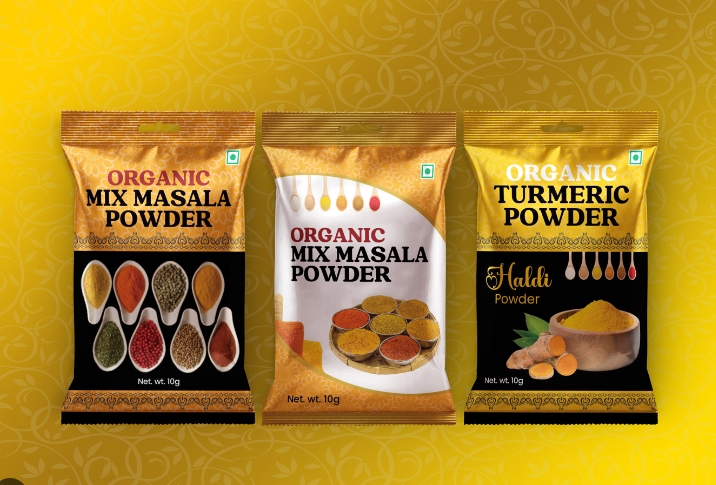 masala pouch design