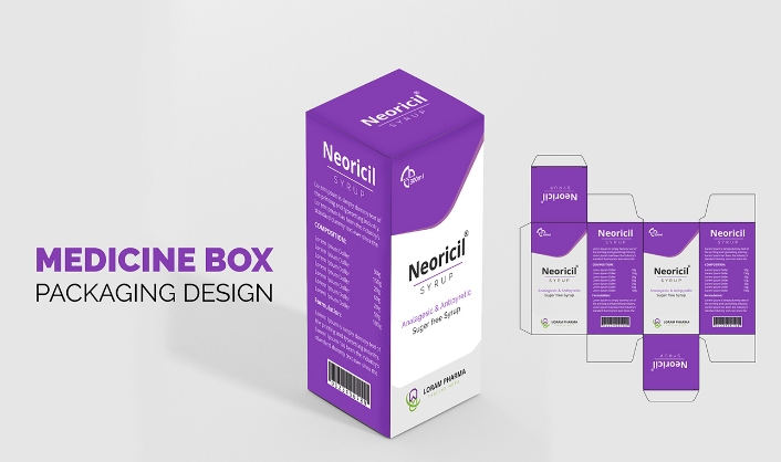 medicine carton design