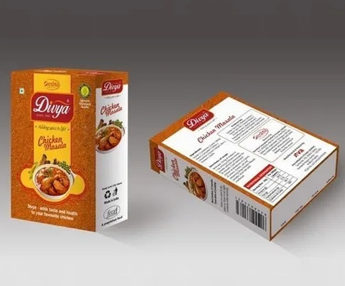 masala packaging box design