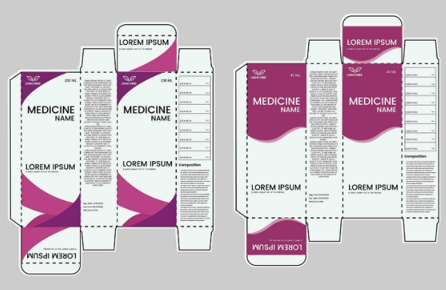 medicine packet design
