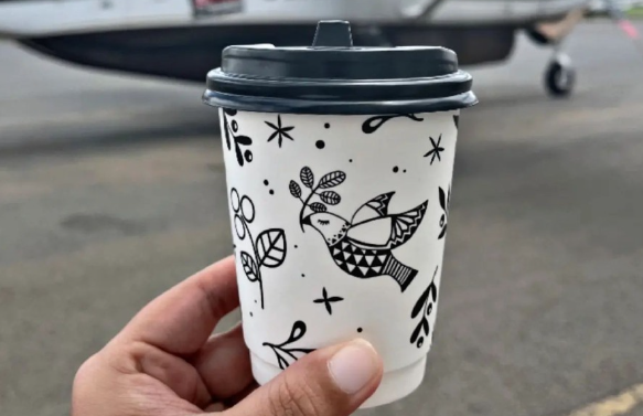 custom printed disposable coffee cups