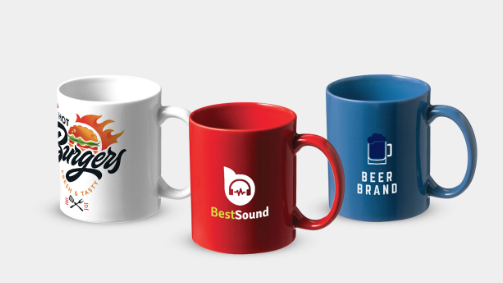 printed mugs with logo