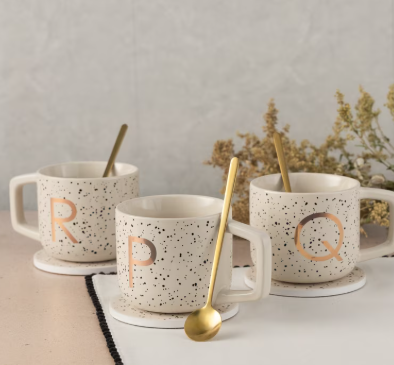 monogram mug