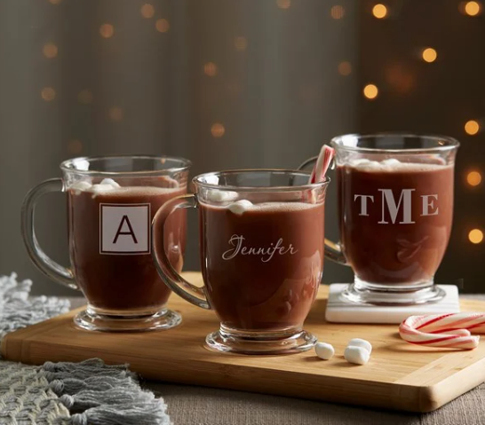 glass coffee mugs