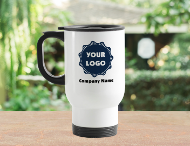 logo travel mugs