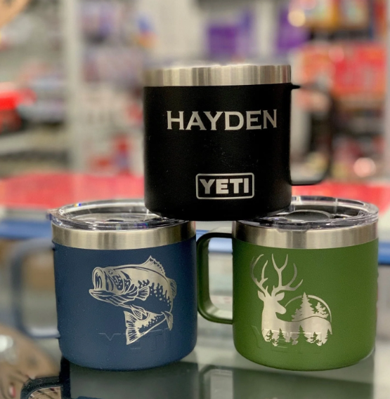 custom logo yeti mugs