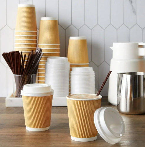 small paper coffee cups