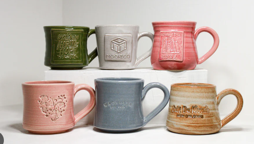 custom logo ceramic mugs