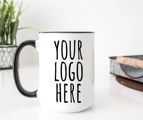 custom coffee mug logo