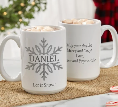 snowflake coffee mugs