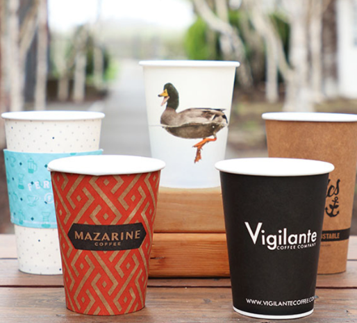 custom paper coffee cups with logo