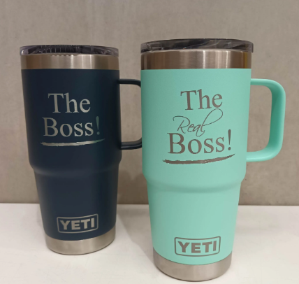 yeti coffee mug monogram