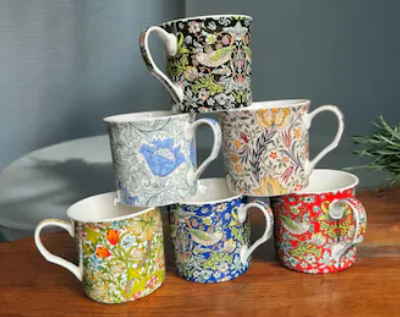 william morris mug set