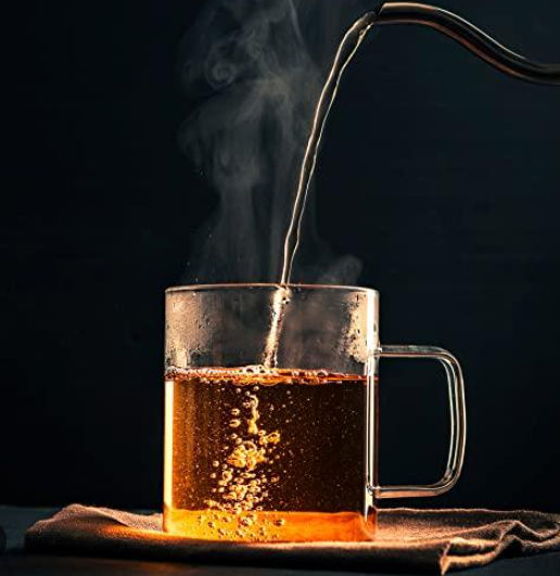 borosilicate glass coffee mug