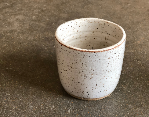 ceramic handleless mug
