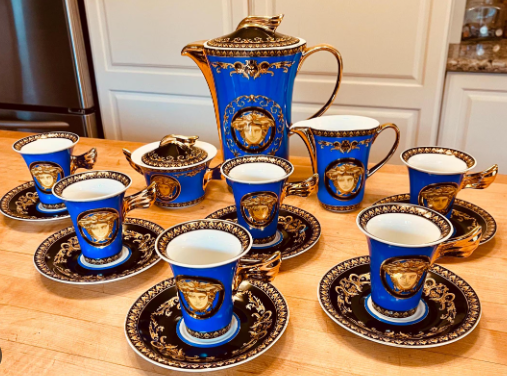 versace coffee cup set
