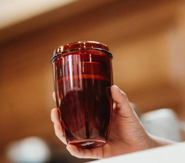 glass coffee cups takeaway