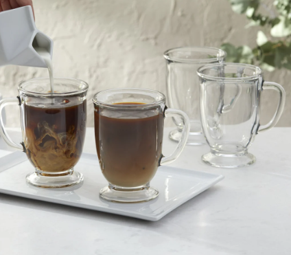 cheap glass coffee mugs