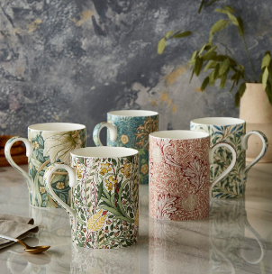 morris & co mugs