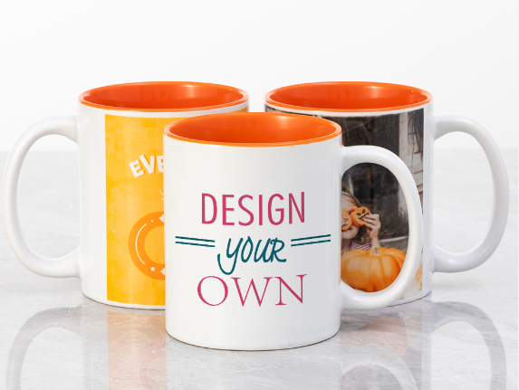 mug with color inside