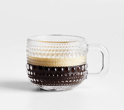 small glass coffee mugs