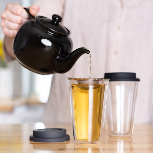 insulated glass coffee travel mugs